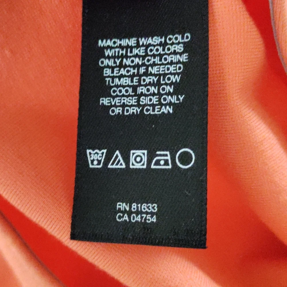 *E163 Kenneth Cole peach sleeveless dress 8 NWT CLEARANCE - Picture 12 of 16